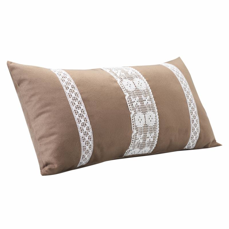 Almohadón Blanco Jazmín Nordico Beige 28x63 La Anónima Online