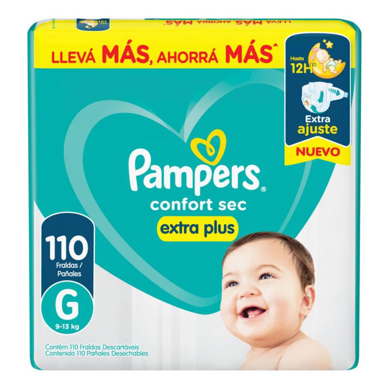 Pa Ales Pampers G Confortsec Extra Plus La An Nima Online