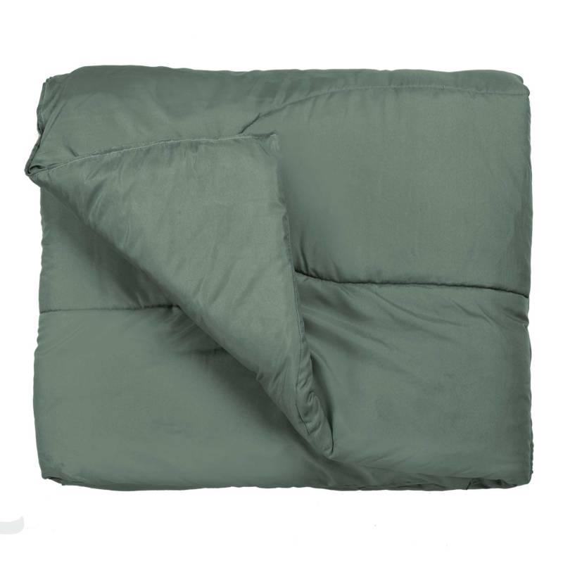 Acolchado Microfibra Verde Oliva 1 1/2 Plazas La Anónima Online