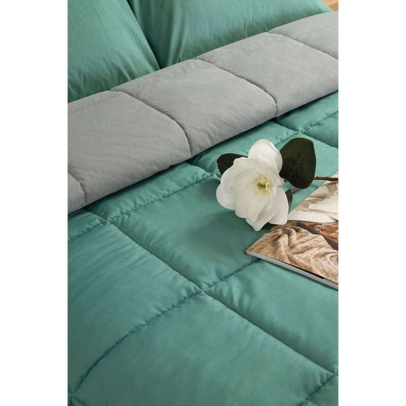 Acolchado 1 1/2 160x240 Alcoyana Croma Verde La Anónima Online