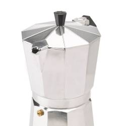 Cafetera Expresso Cocina&Bazar para 6 Tazas Gris