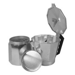 Cafetera Expresso Cocina&Bazar 9 Tazas Gris