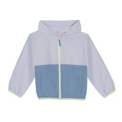 Campera Infantil Rompeviento Izzy Lila y Azul Talle 10