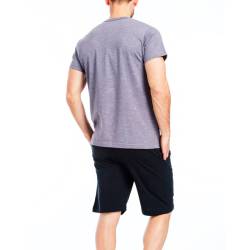 Pijama Hombre Eyelit Manga Corta Gris Talle XL