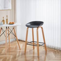 Banqueta Blackpool Negra x 4 Unidades