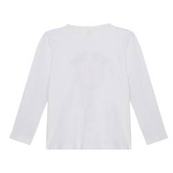 Remera Teen Engers Manga Larga Estampada Blanca Talle 16