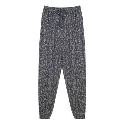 Pijama Mujer Print Gris Talle 42