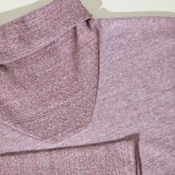 Buzo Mujer Hanes Cuello Polera Uva Melange Talle M