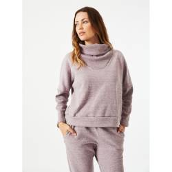 Buzo Mujer Hanes Cuello Polera Uva Melange Talle M
