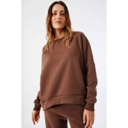 Buzo Mujer Hanes Largo Tostado Talle L