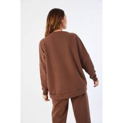 Buzo Mujer Hanes Largo Tostado Talle L