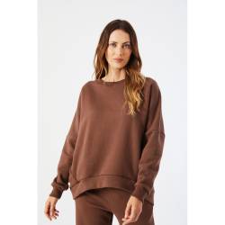 Buzo Mujer Hanes Largo Tostado Talle L