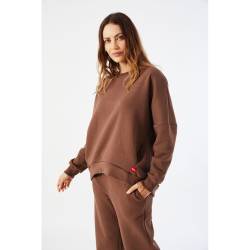 Buzo Mujer Hanes Largo Tostado Talle L