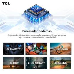 Tv 55" TCL 4K UHD Google 55C655A-F