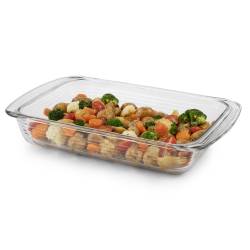Bandeja de Vidrio Rectangular Lunita