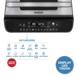 Freidora de Aire Peabody 7 Lts PE-AFG03N