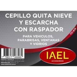 Quita Nieve con Raspador Escarcha Iael