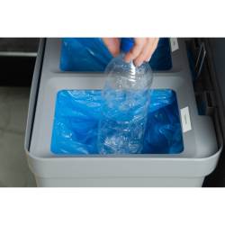 Cesto de Residuos OU Trium 30 Lts Gris