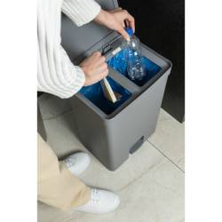 Cesto de Residuos OU Trium 30 Lts Gris