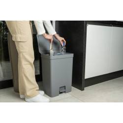 Cesto de Residuos OU Trium 30 Lts Gris