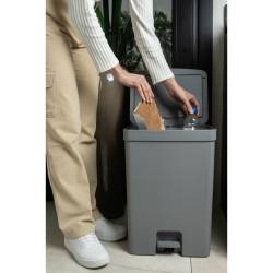 Cesto de Residuos OU Trium 30 Lts Gris