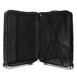 Valija 4 Ruedas Skora 76 Cm Negra