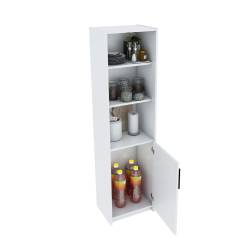 Organizador Centro Estant 3 Estantes 1 Puerta Blanco