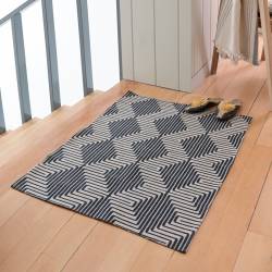 Alfombra Rectangular 140x100cm Jaquard Rombos
