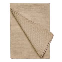 Set x2 Delantales Tusor Rayado + Repasador Nido Beige