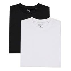 Pack x2 Remeras Hombre Izzy Blanca y Negra Talle S