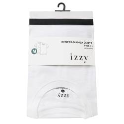 Pack x2 Remeras Hombre Izzy Blanca y Negra Talle S