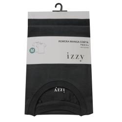Pack x2 Remeras Hombre Izzy Negras Talle XL