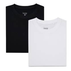 Pack x2 Remeras Mujer Izzy Manga Larga Blanca y Negra Talle 40