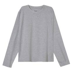 Pack x2 Remeras Mujer Izzy Manga Larga Negra y Gris Talle 40