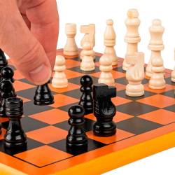 Juego De Ajedrez De Madera 32 Piezas