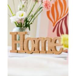 Palabra Decorativa Home Kov Design Madera