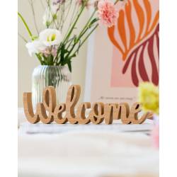 Palabra Decorativa Welcome Kov Design Madera