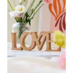Palabra Decorativa Love Kov Design Madera