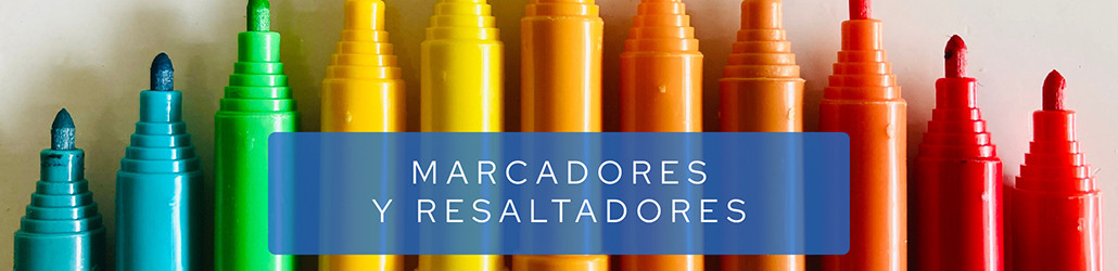 Marcadores y resaltadores