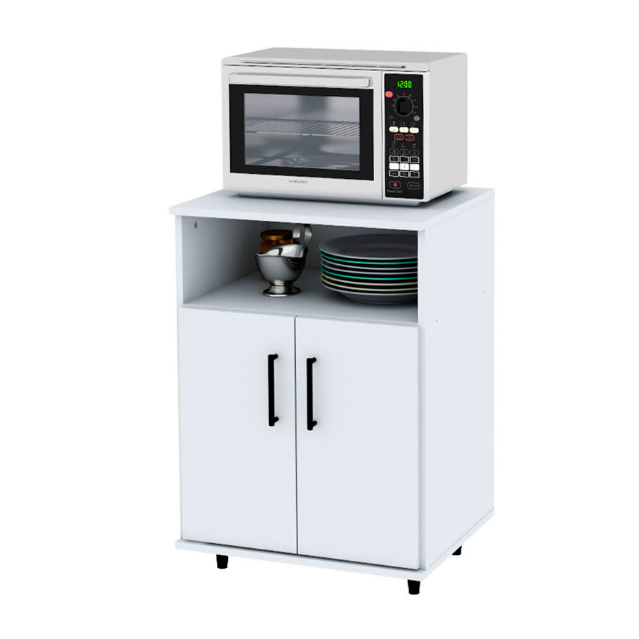 Rack para Microondas Centro Estant G10BL Blanco