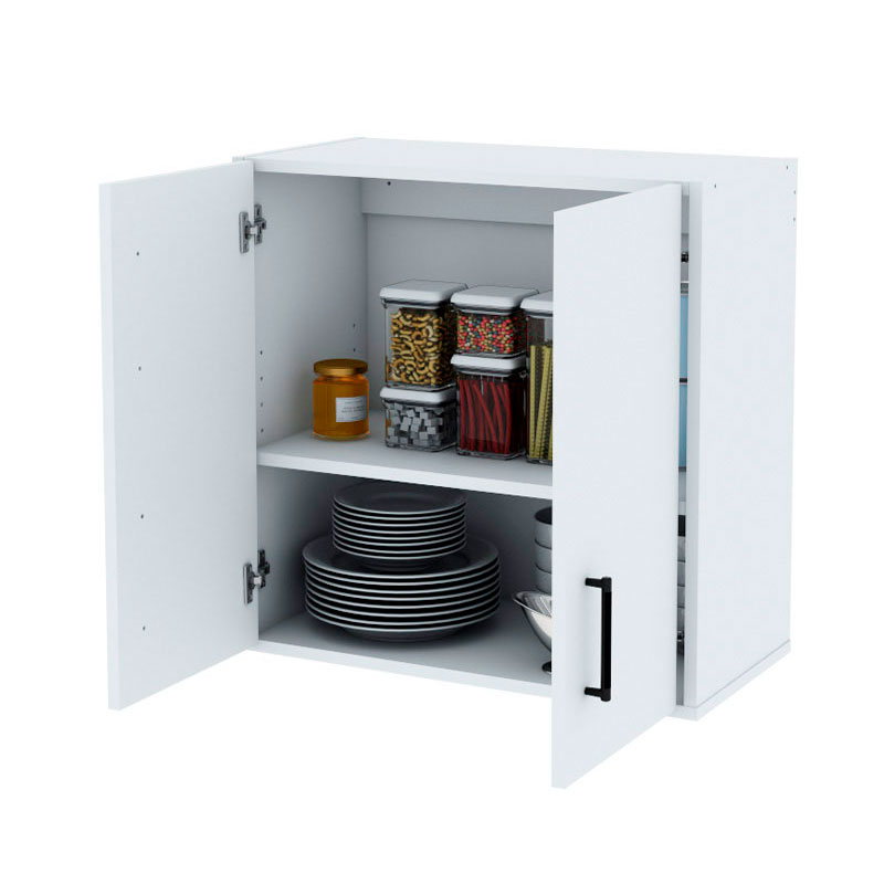 Organizador Centro Estant 1 Estante 2 Puertas Blanco