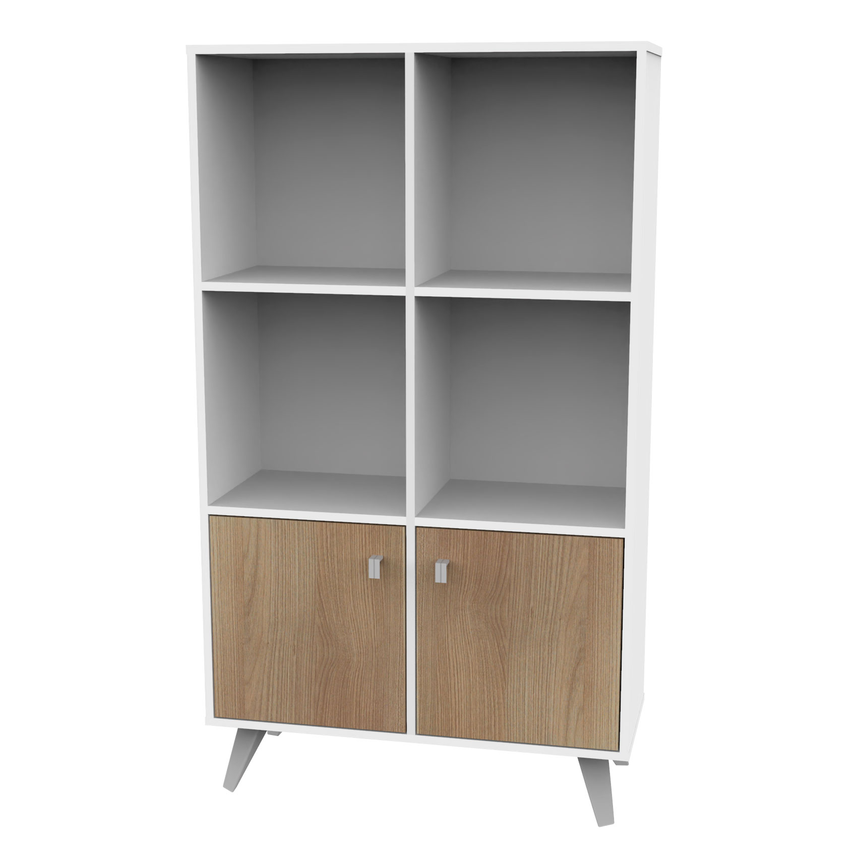 Biblioteca Dielfe 2 Puertas Roble LE075-BAN5