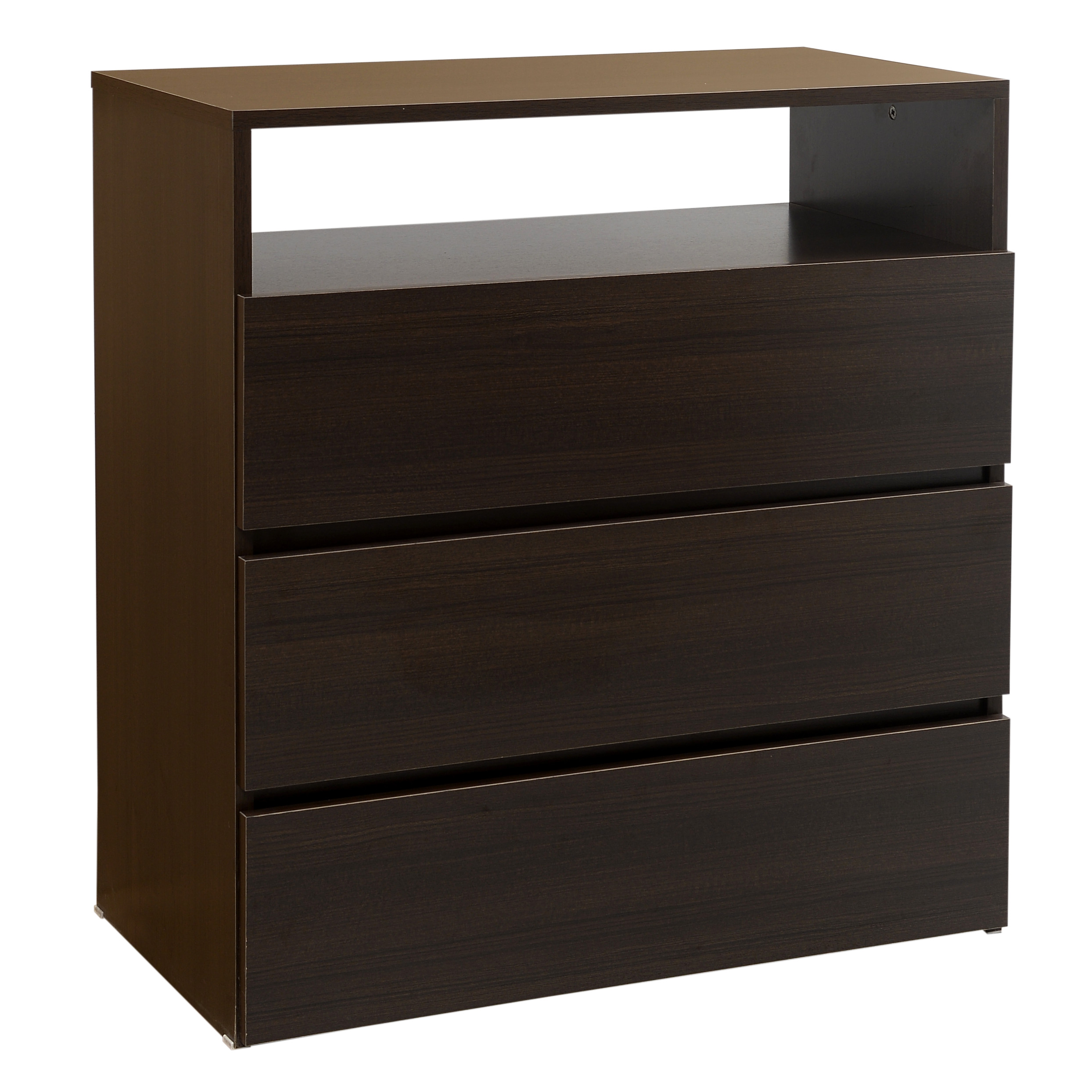 Cómoda Dielfe 3 Cajones Wengue DMC3C-W