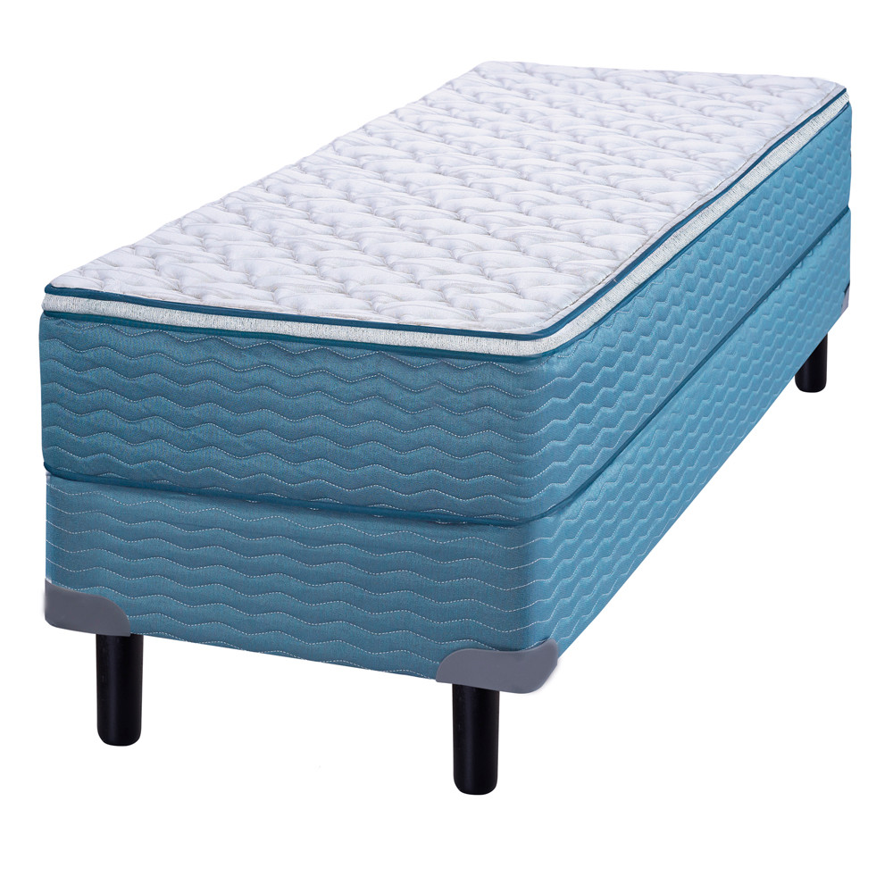 Conjunto de Resortes 1 1/2 Plazas 90x190 Horus Blue Golden Line