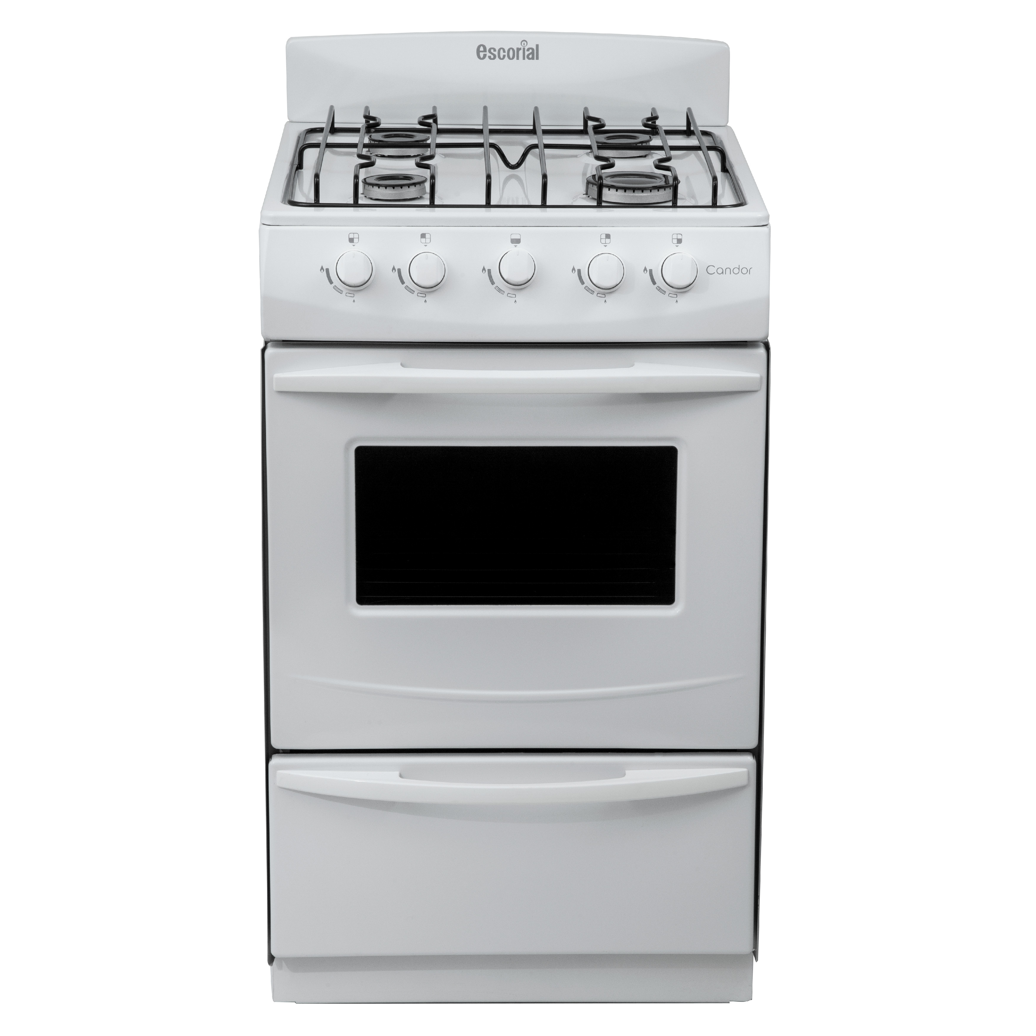 Cocina Escorial a Gas 51 Cm Candor S2 Blanco