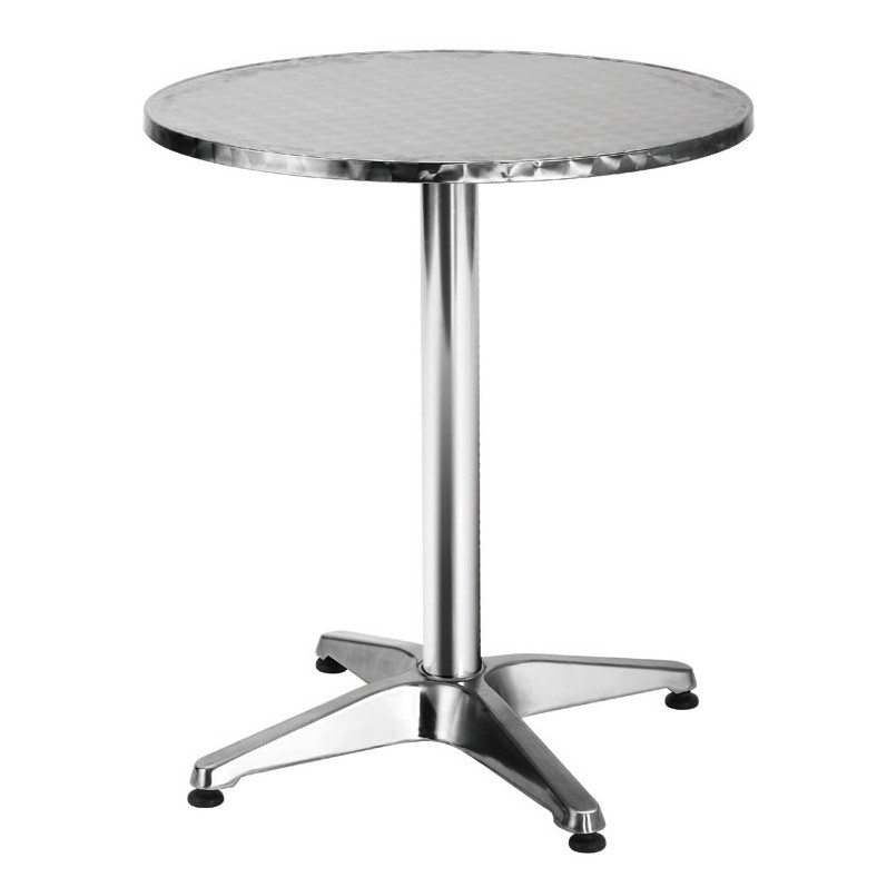 Mesa Redonda de Aluminio 70x60x60