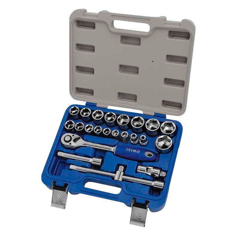 Set Juego de Bocallaves y Accesorios Irimo 23 Piezas