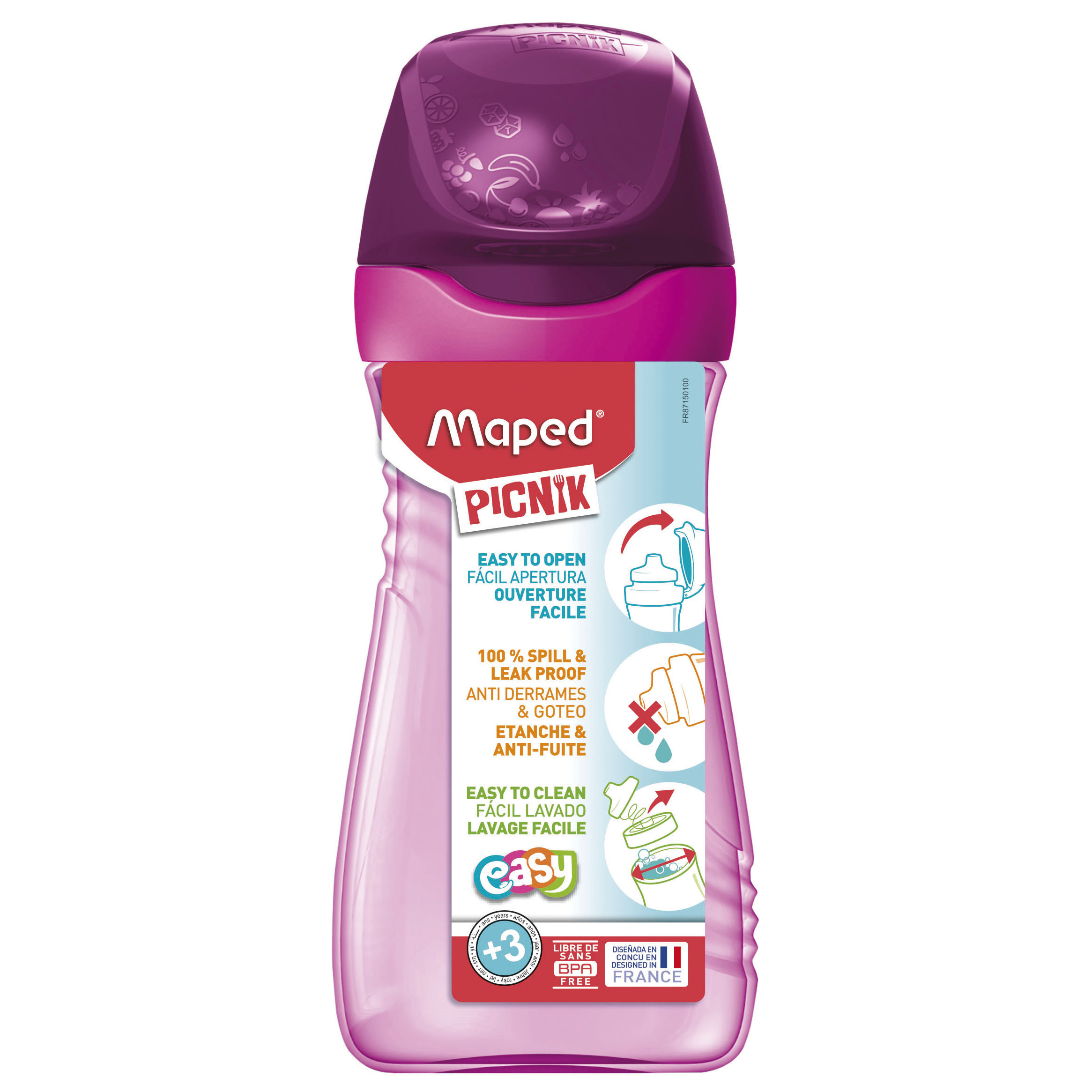 Botella Maped Origin Rosa 430 ml