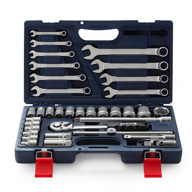 Juego de Bocallaves y Llaves Combinadas Bremen 35 Piezas