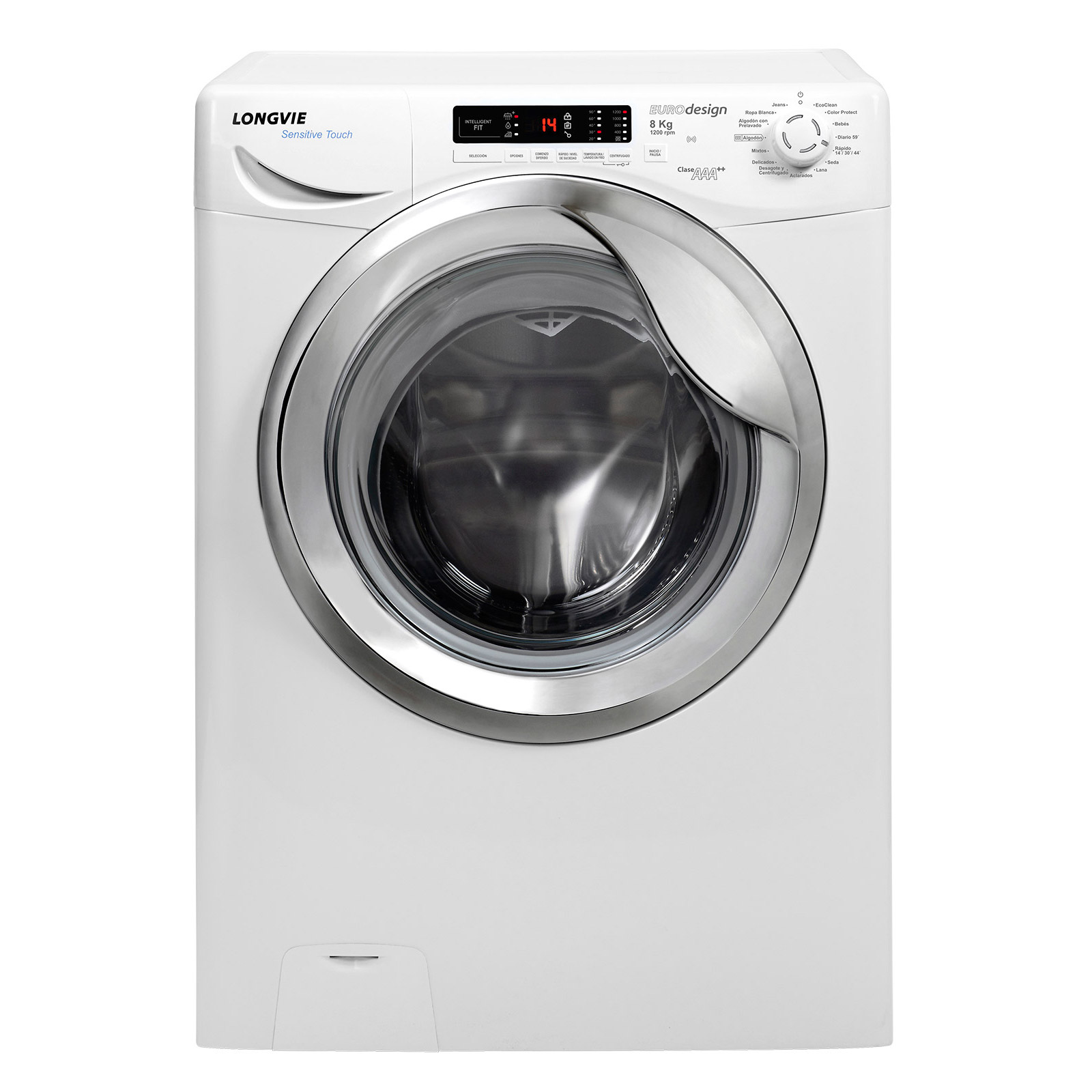 Lavasecarropas Longvie Carga Frontal 8 Kg LS18012C